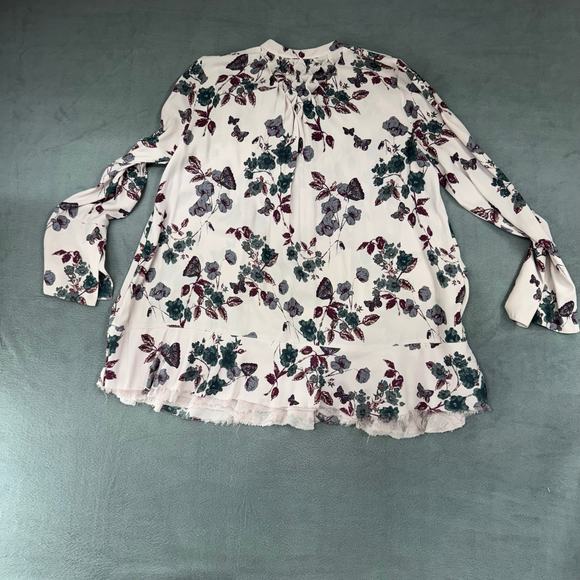 FREE PEOPLE Women's Pebble Crepe So Fine Boho Oversized Tunic Top, SMALL - Picture 4 of 10